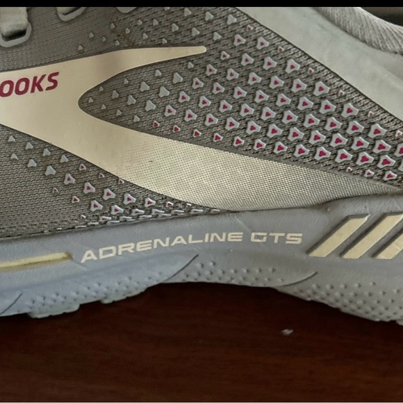 Brooks Women's Adrenaline GTS 22 Running Shoes, Kentucky Blue/White/Rose 8.5 - Picture 8 of 10